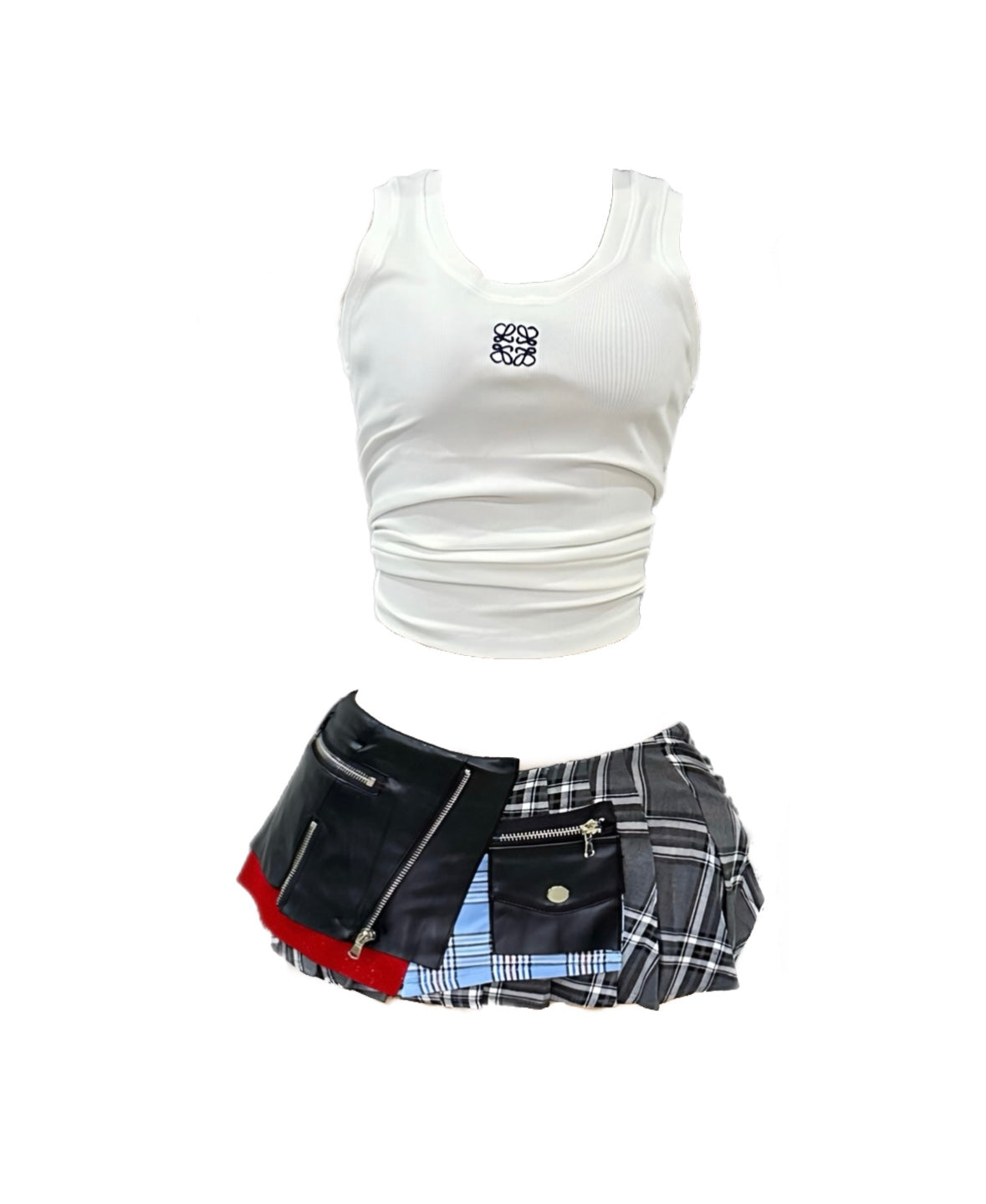 Loewe Vest & Skirt Outfit